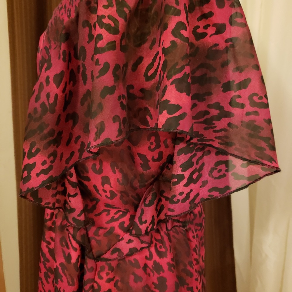 Hot Pink Animal Print Dress